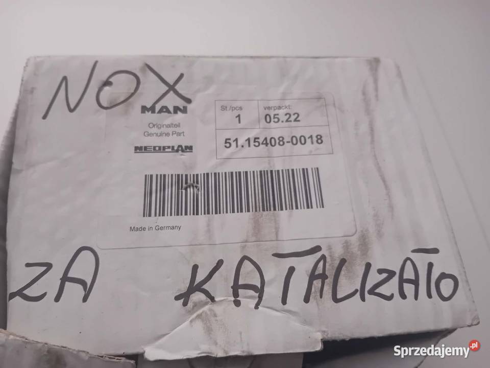 Czujnik nox Man katalizatorem Międzychód