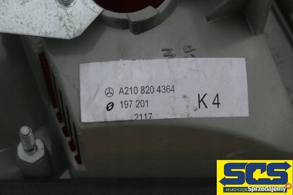 MERCEDES E KLASA W210 LAMPA TYLNA LEWA TYŁ osobowe Bieleń