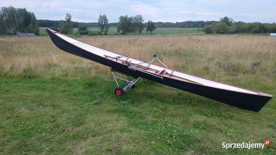 Łódź wioślarska skiff hamburka