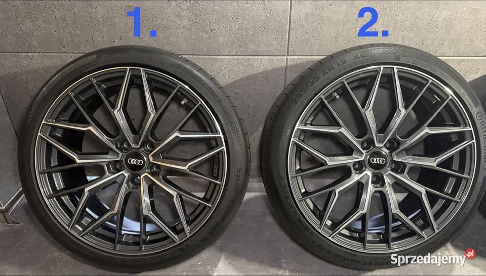 19 Audi A4 A5 A6 5x112 ET35 9J Continental felgi
