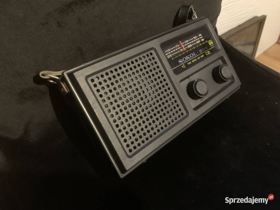 Radio Sokół 304 w kartonie Z dokumentami Łowicz