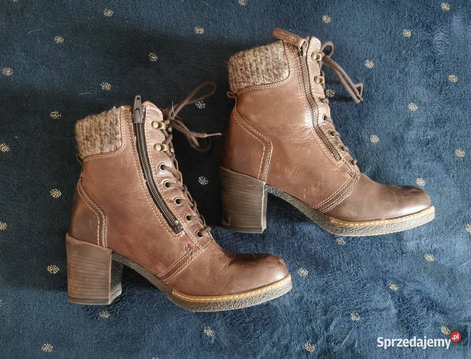 Oryginalne Buty damskie Skóra naturalna 38 łódzkie Łódź