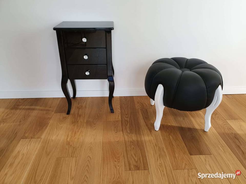 Pufa glamour okrągła AKANT Gierałtowiczki