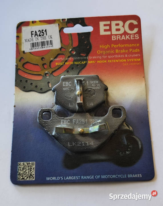 KLOCKI HAMULCOWE EBC FA251 M2 1200 S1 1200 S3 śląskie Zabrze