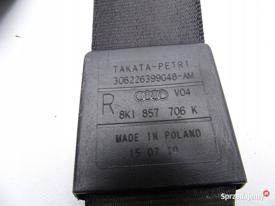 PAS BEZPIECZEŃSTWA PRAWY PRZÓD PRZEDNI AUDI A4 osobowe Pasy bezpieczeństwa małopolskie