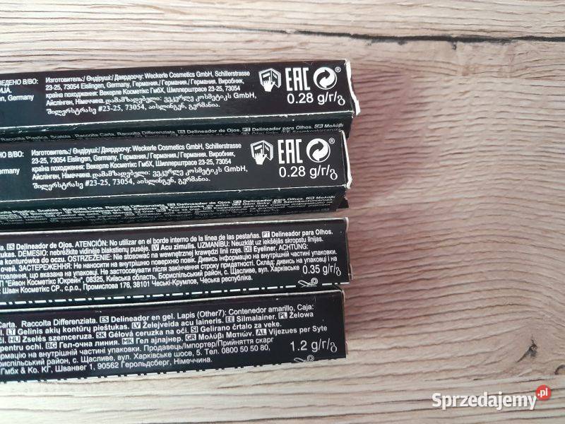 Zestaw 4 sztuk konturówek do oczu Avon odcienie sprzedam