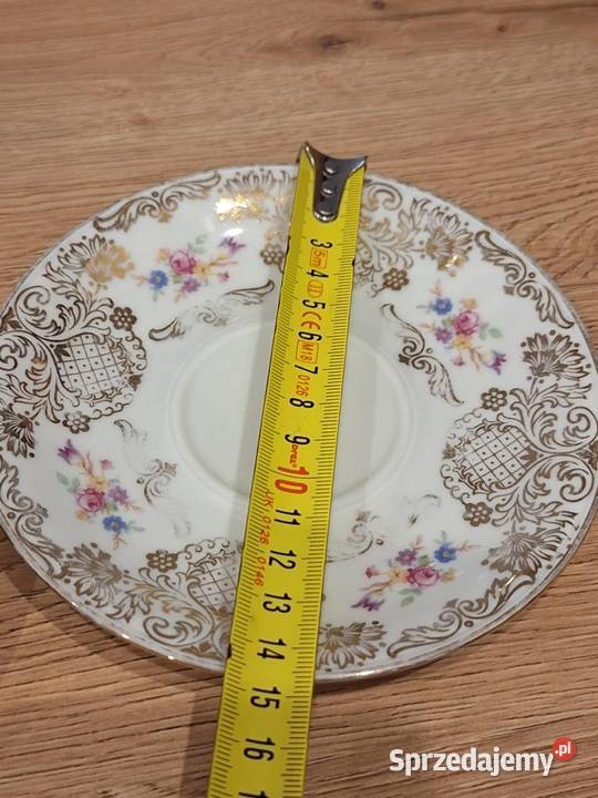 Zestaw porcelana talerz i podstawek Braniewo sprzedam