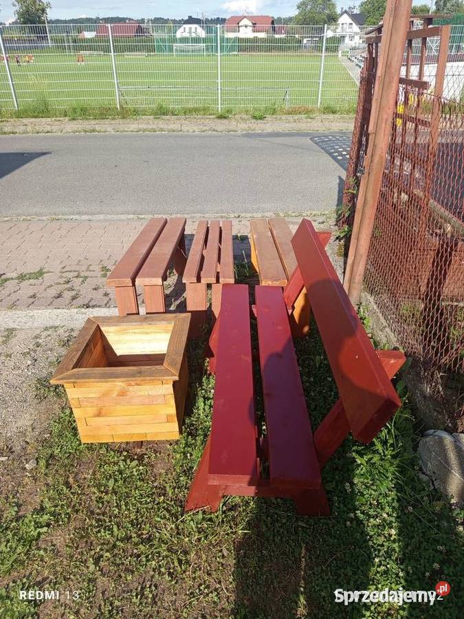 Ławki ogrodowe Różne rodzaje małopolskie Stary Sącz