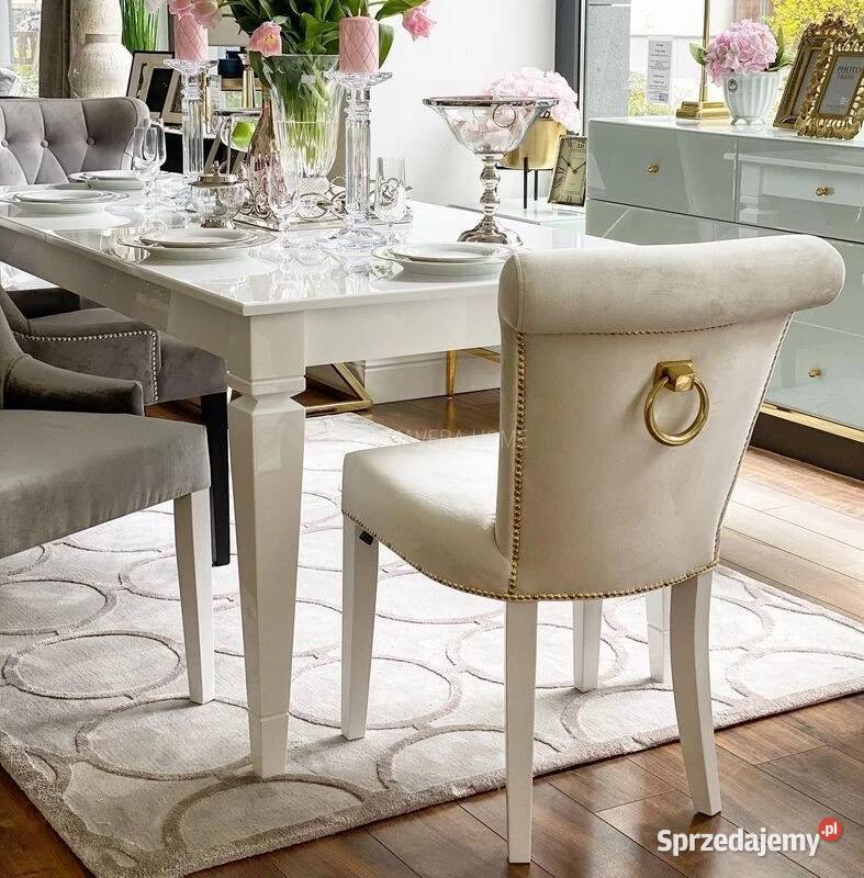 Biały stół glamour ELEGANCE Warszawa