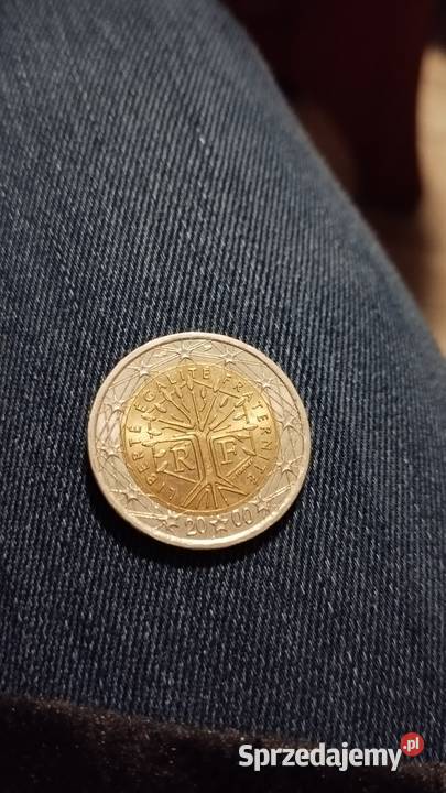 Francja 2 euro 2000 BE STGL bimetaliczny Numizmatyka Poznań
