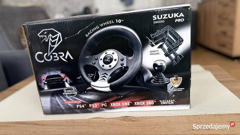 Sprzedam kierownicę do gier Cobra Suzuka Pro śląskie Bytom sprzedam