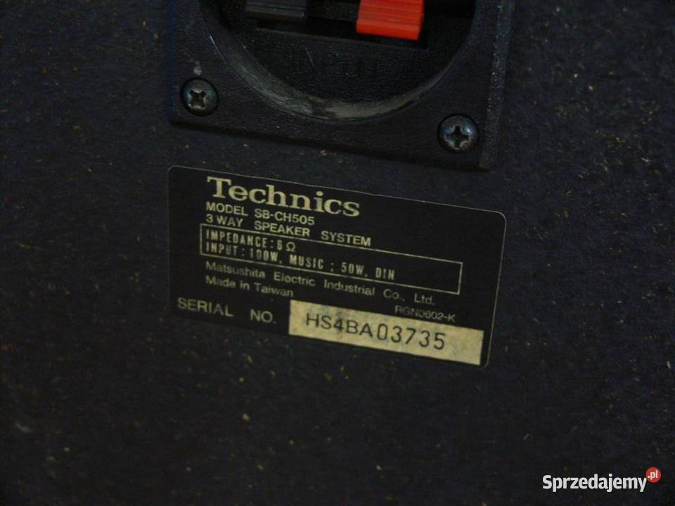 Kolumny Technics SBCH505 WYSYŁKA Słuchawki i głośniki podkarpackie Jasło