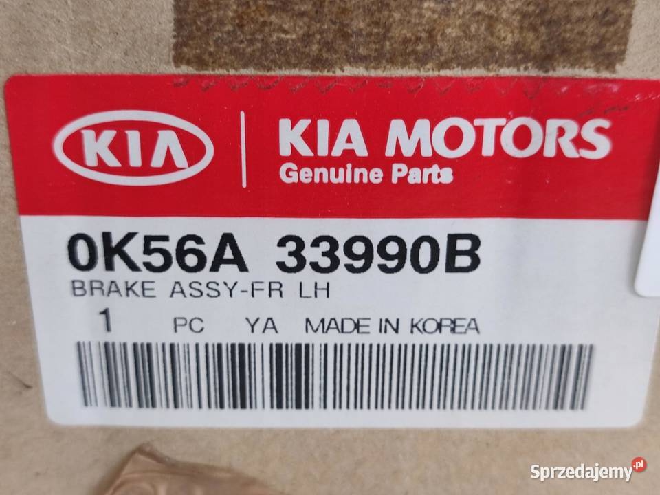 ZACISK HAMULCOWY LEWY PRZÓD KIA CARNIVAL UP GQ