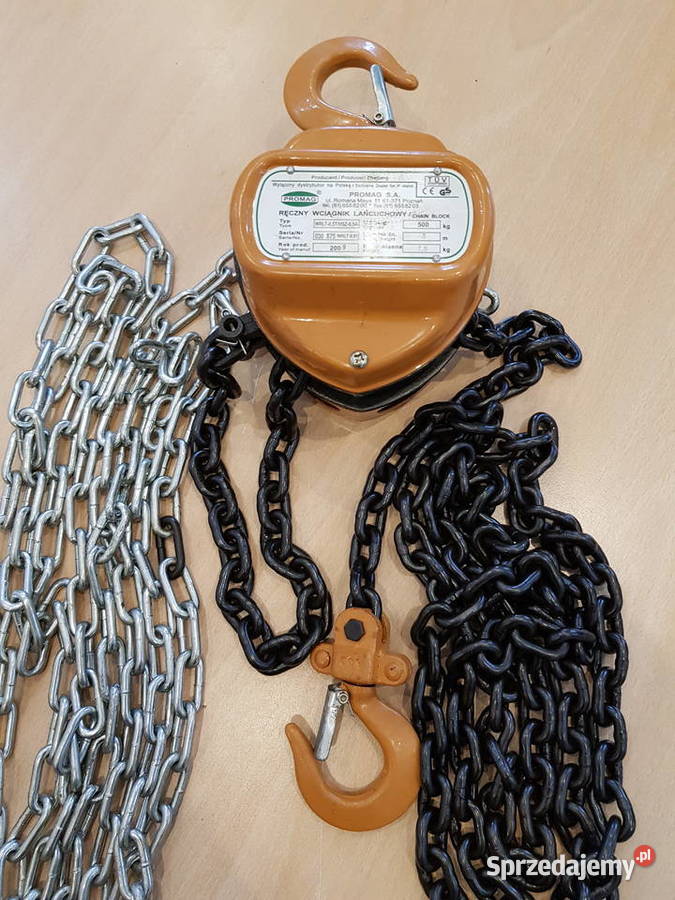 Wciągnik ręczny łańcuchowy WRLT 05T Promag Bytom