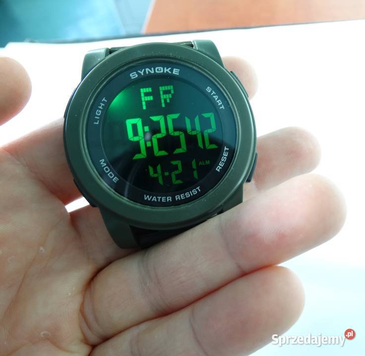 Zegarek wojskowy elektroniczny cyfrowy Synoke lubuskie Gorzów Wielkopolski