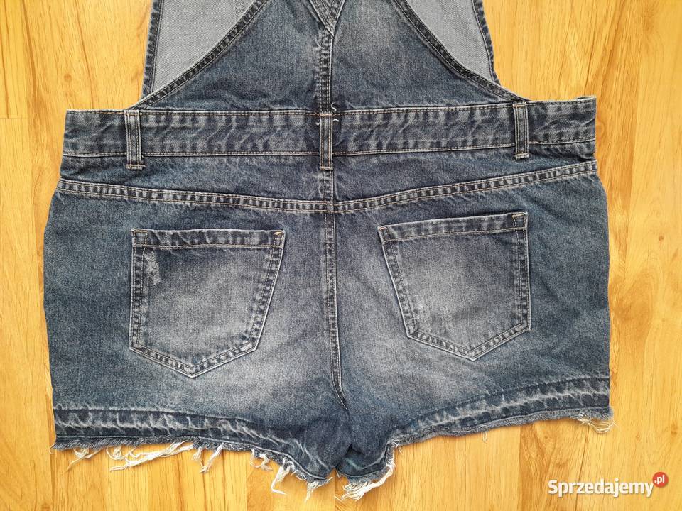 Spodnie ogrodniczki jeans damskie krótkie Polkowice