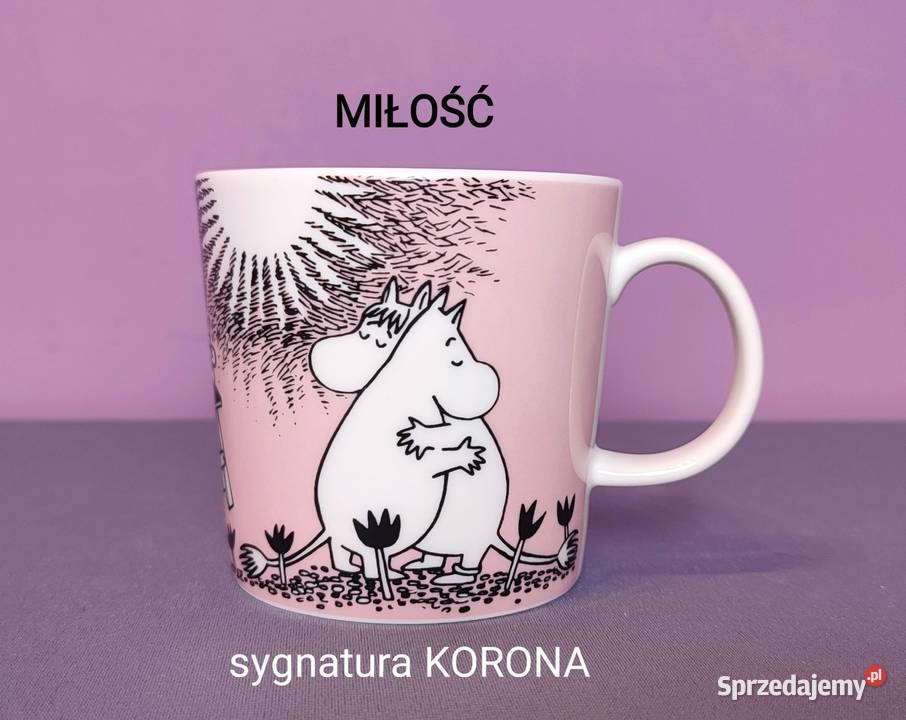 Muminki KUBEK Moomin Arabia Finland sygnatura Jasień