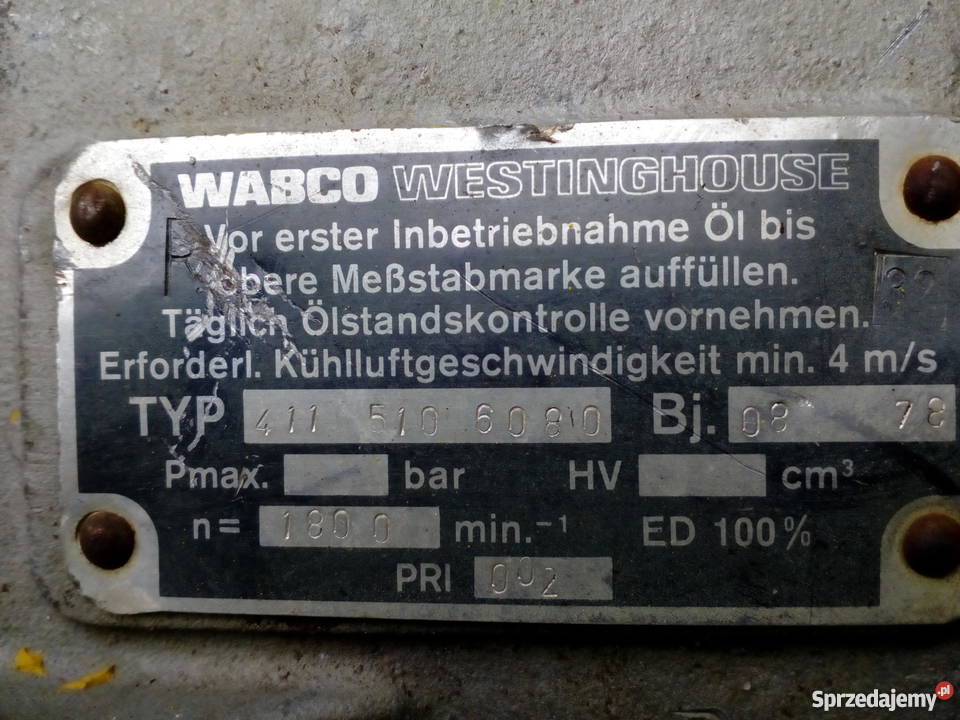 Sprężarka kompresor tłokowy  dolnośląskie Borówki