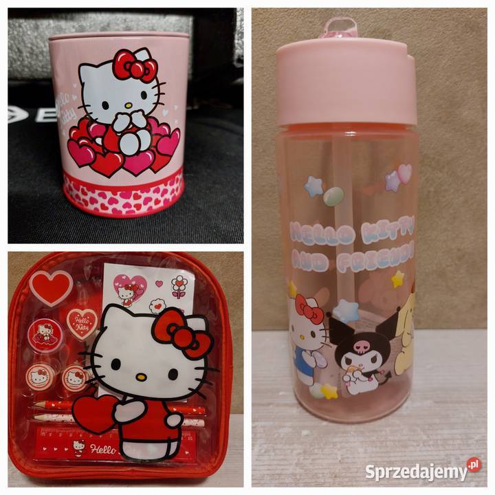 Hello Kitty plecak zestaw łódzkie sprzedam
