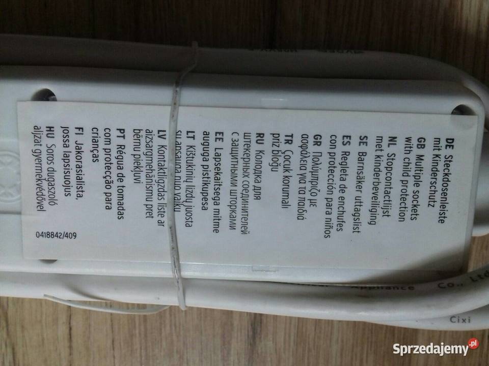 Przedłużacz elektryczny 230V 6 gniazd 16A 14m Bydgoszcz