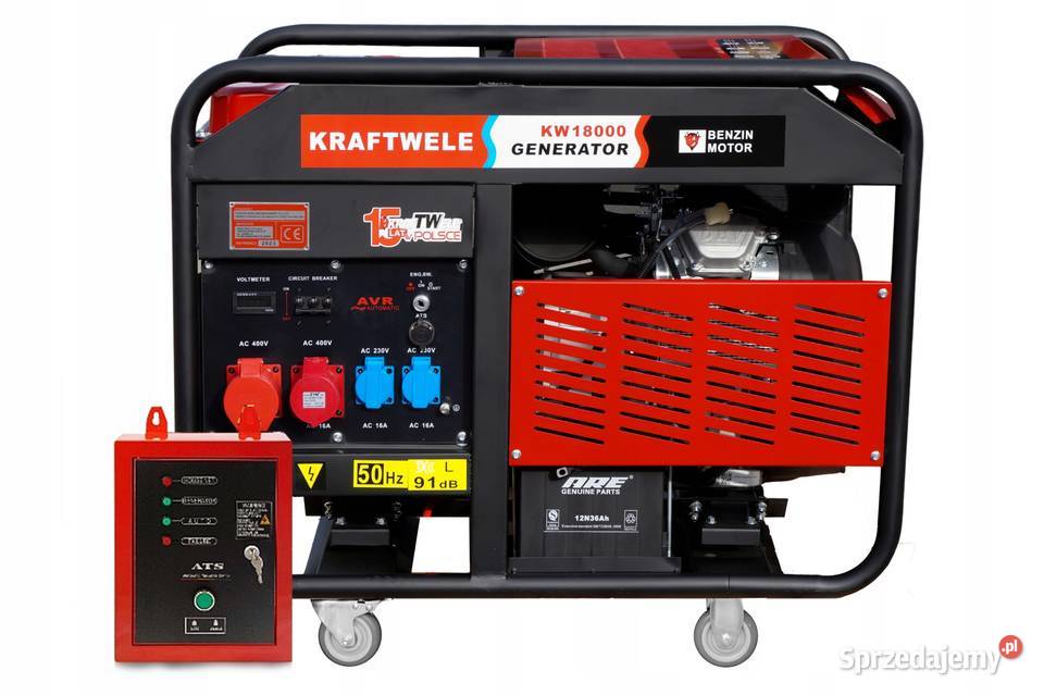 AGREGAT GENERATOR PRĄDOTWÓRCZY 18 kVA BENZYNA Ząbkowice Śląskie
