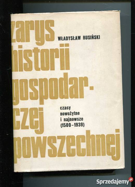 Zarys historii gospodarczej powszechnej czasy Szczecin