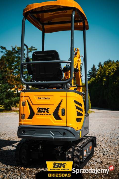 Mini Koparka Berger Kraus BK1250AS silnik KUBOTA Nowy Sącz