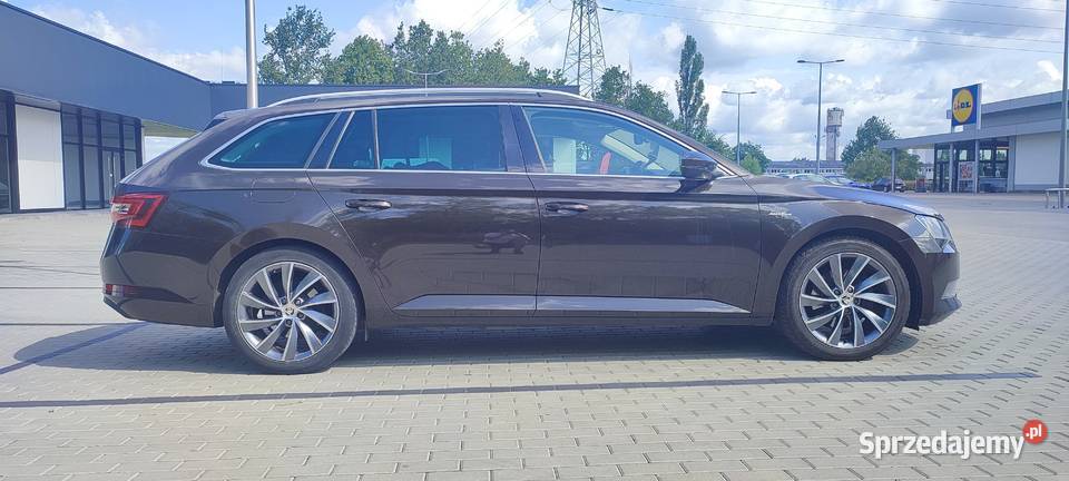 Skoda Superb kombi mk3 DSG 4x4 LaurinKlement brązowy Łódź