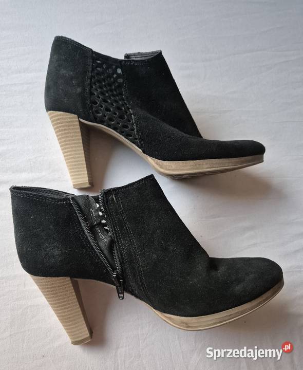 Botki damskie na obcasie rozmiar 37 małopolskie Brzesko