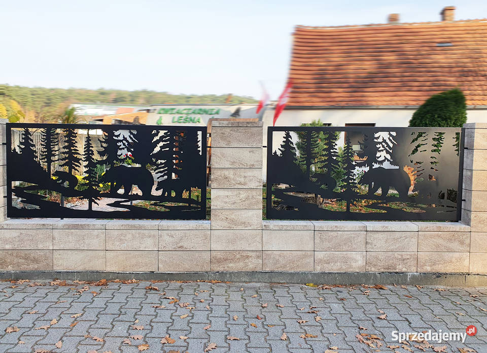 Ogrodzenie kompletne na wymiar metal Poznań