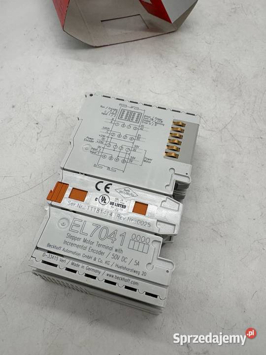 Beckhoff EL7041 Stepper Motor Terminal Warszawa sprzedam