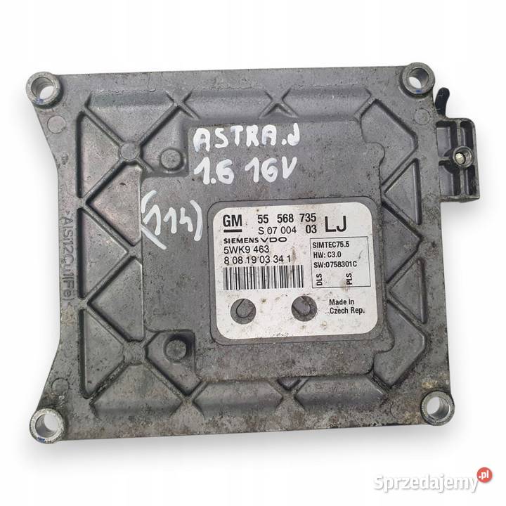 STEROWNIK SILNIKA Opel Astra J 16 16V Siemens Chełm