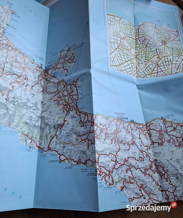 Creta Kreta 1 200 000 mapa Kultura i Rozrywka sprzedam