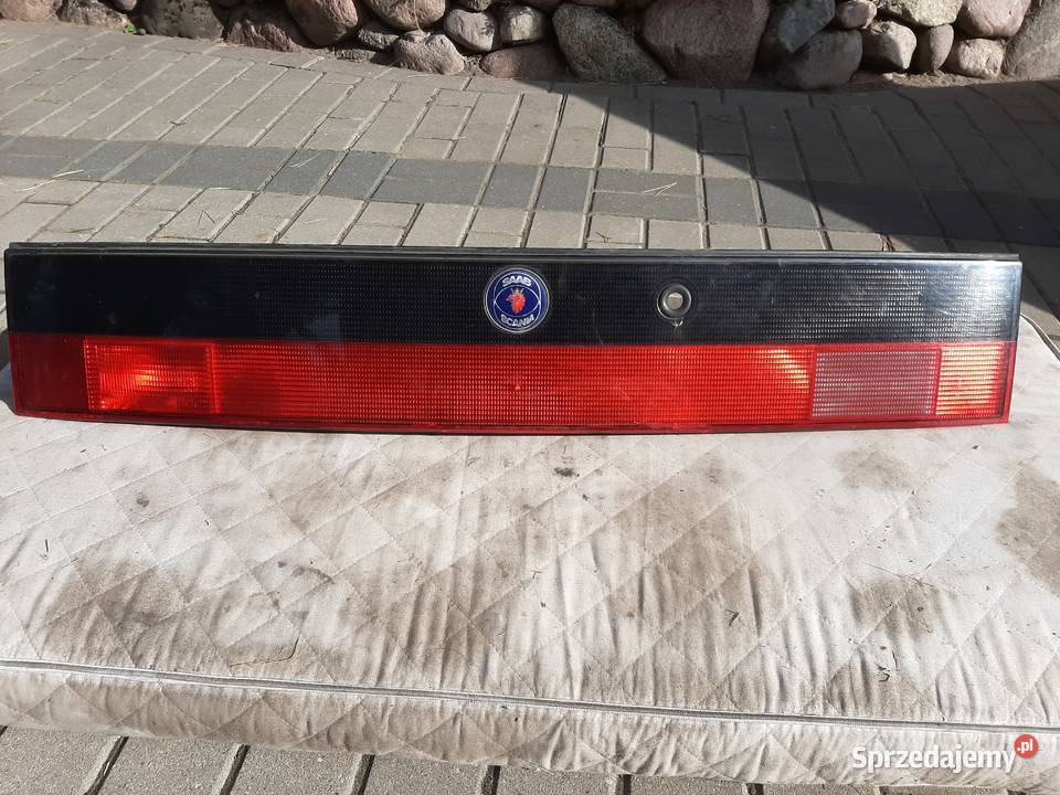 Saab 9000 blenda tył pokrywa deski drewno Wasilków