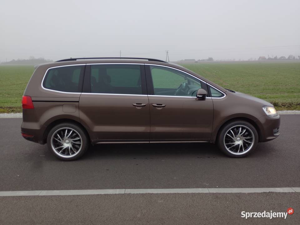 VW Sharan II 2012r 14i 150 7osobowy Nawigacja wspomaganie kierownicy wielkopolskie Witkowo sprzedam