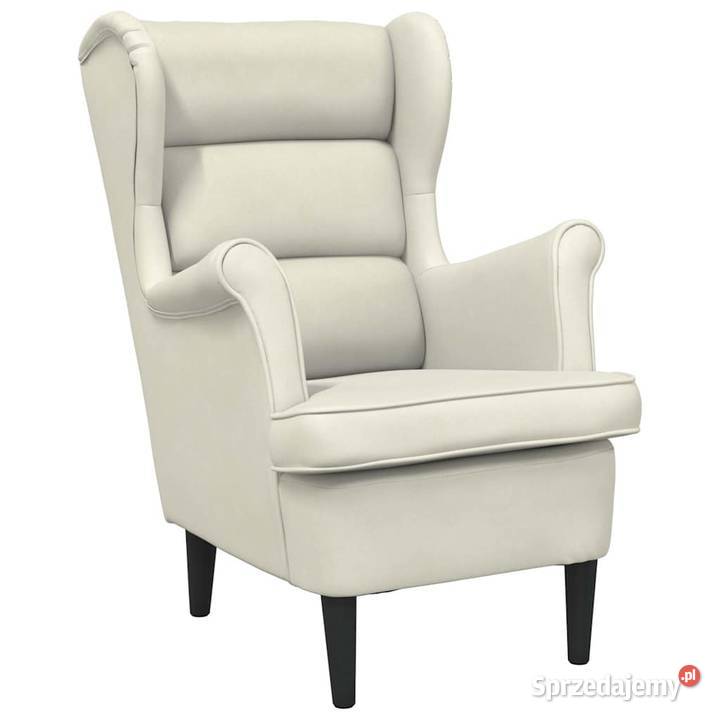 vidaXL Fotel kremowy aksamitnySKU324068 mazowieckie