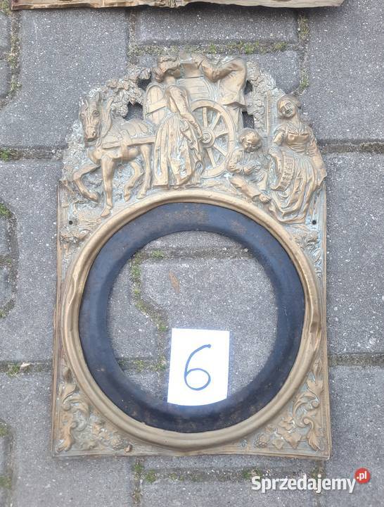 A002 Przetłoczka tarczy ozdoba starego zegara Tczew