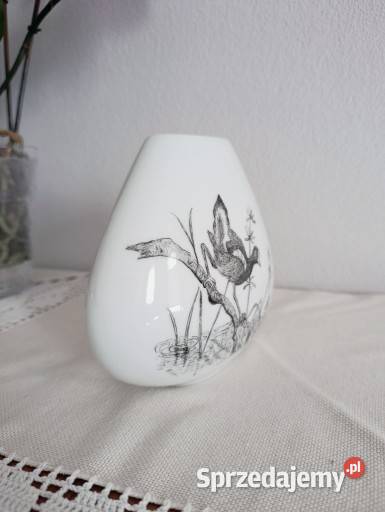 Wyjątkowy porcelanowy wazon lata 60 Olsztyn