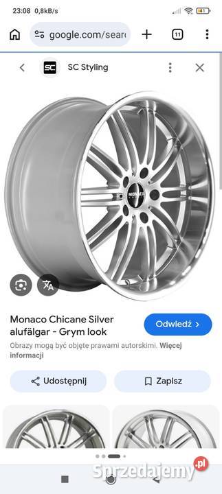 Felgi monaco chicane kujawsko-pomorskie Grudziądz