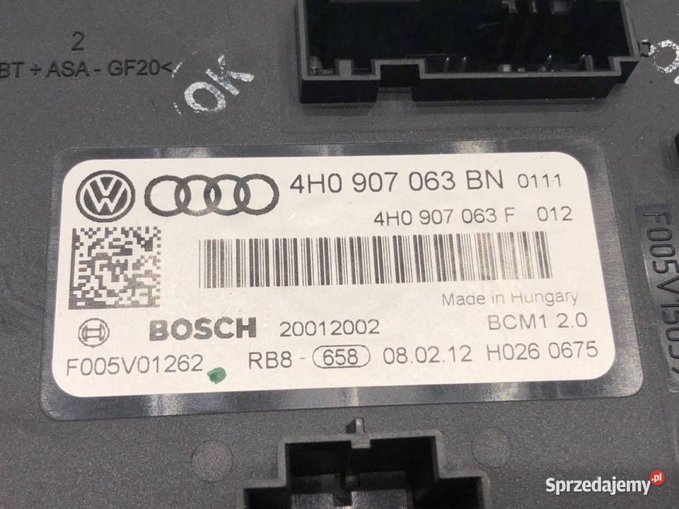 MODUŁ KOMFORTU AUDI A6 C7 4H0907063BN Kombi 1118