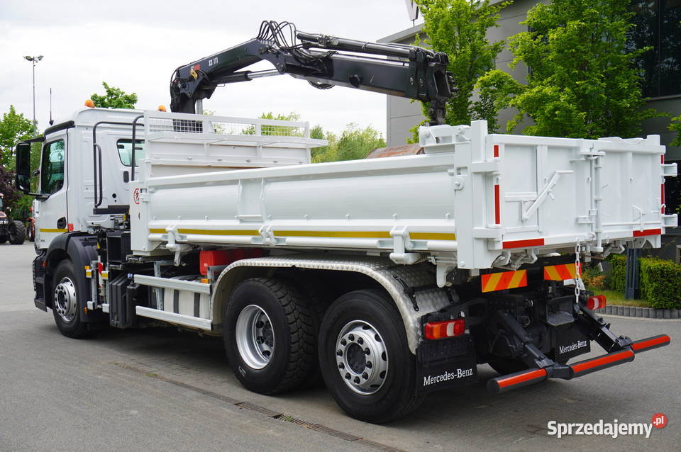 MercedesBenz Antos 2536 6x24 99 HDS HIAB 111 B2 tachograf małopolskie Kraków sprzedam
