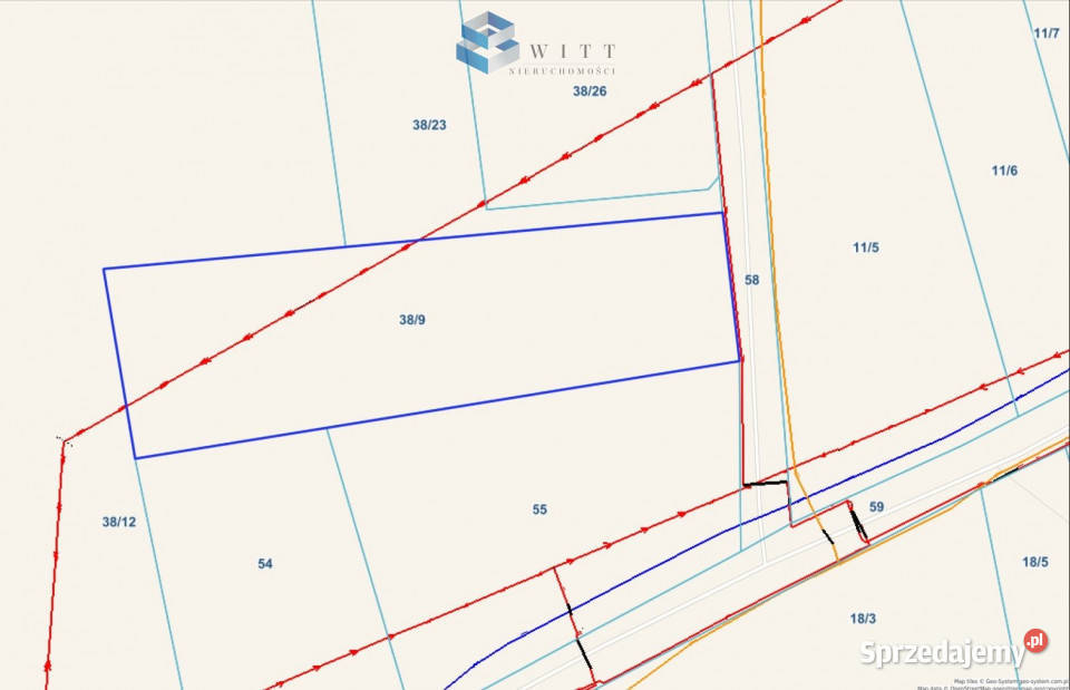 Grunt Suryty 6500m2 30zł/m2 warmińsko-mazurskie