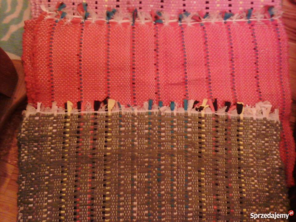 Chodniki kurpiowskie tkane na krosnach Ostrołęka