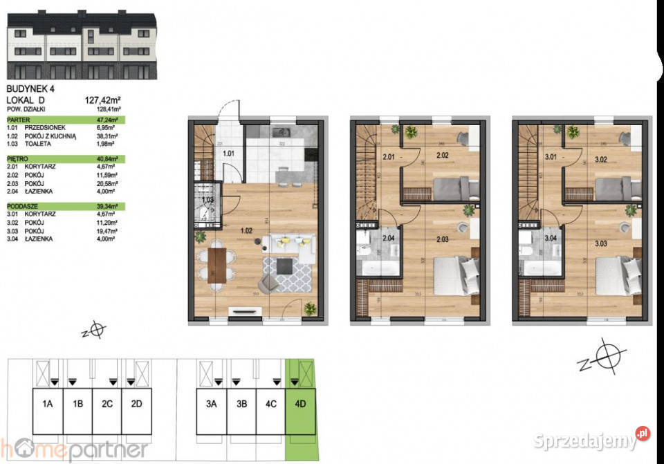 Do sprzedaży dom szeregowy Iwiny Brochowska