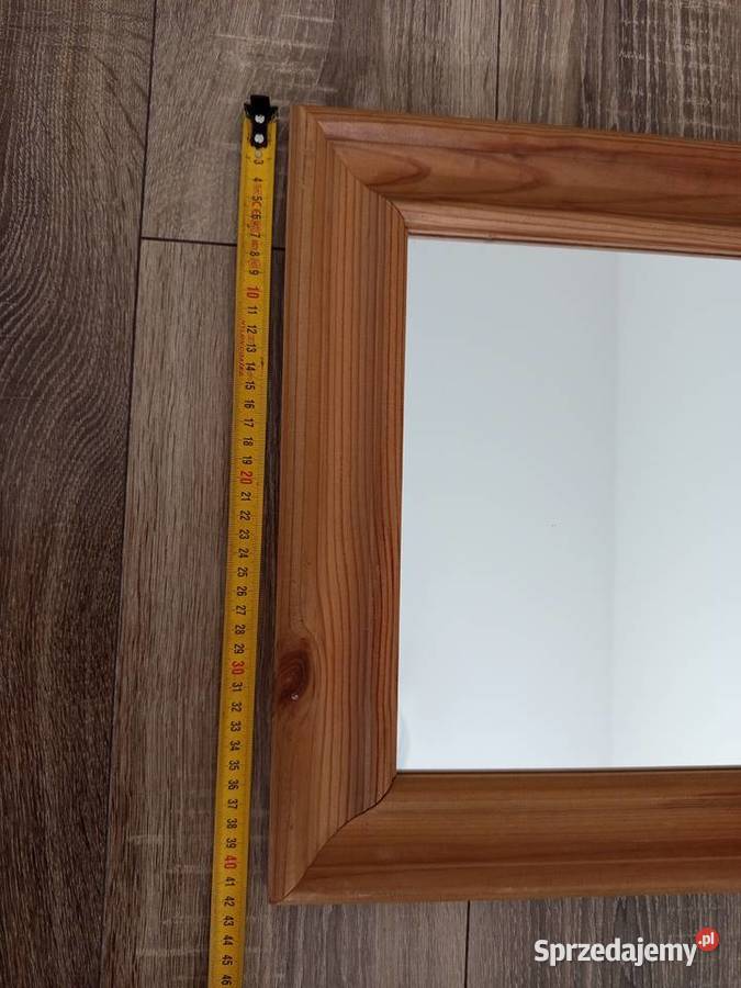 Lustro w dębowej ramie pomorskie Gdańsk