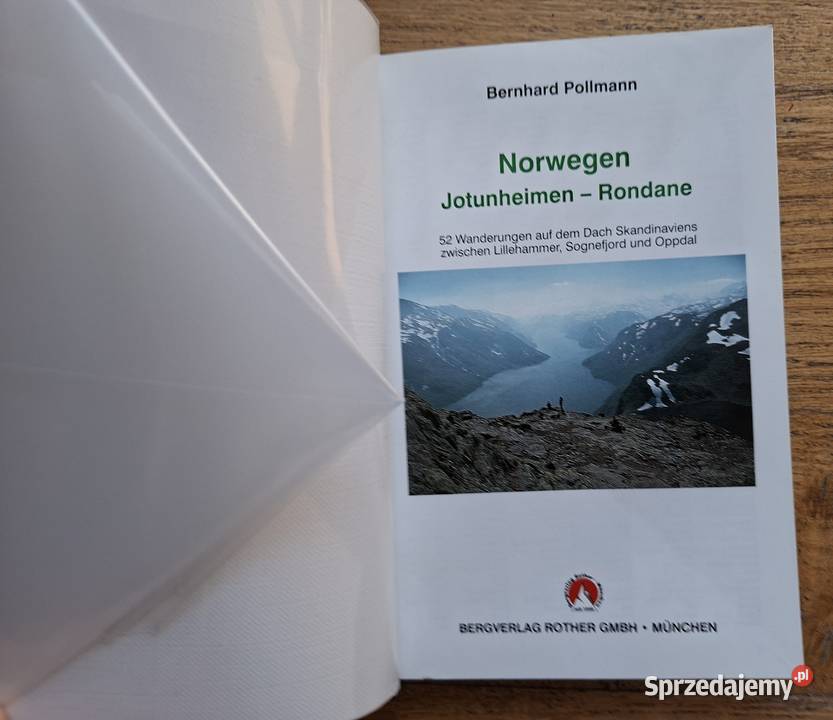 Norwegen Jotunheimen Rondane B Pollmann Rother ISBN 9783763344352 Mapy i przewodniki