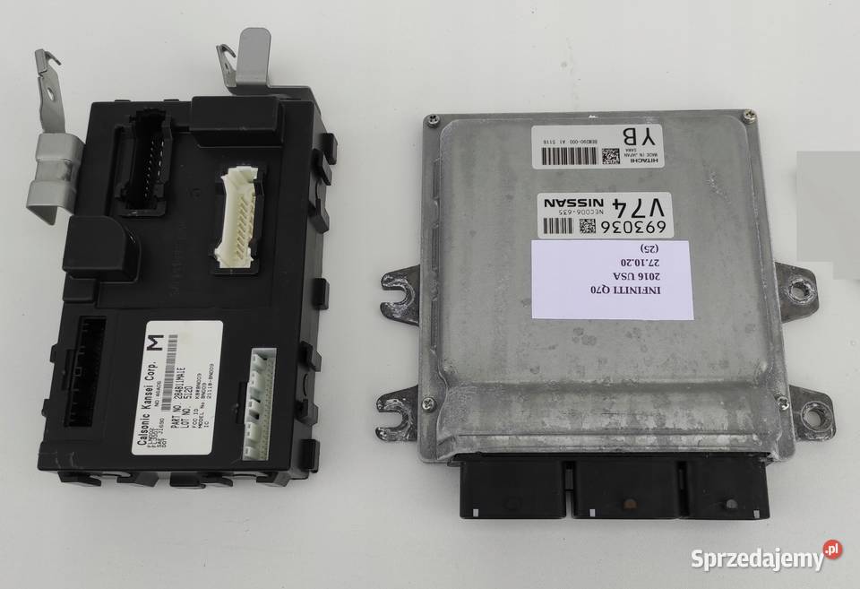 KOMPUTER SILNIKA MODUŁ BCM INFINITI Q70 M37 USA Układ elektryczny Nowy Tomyśl