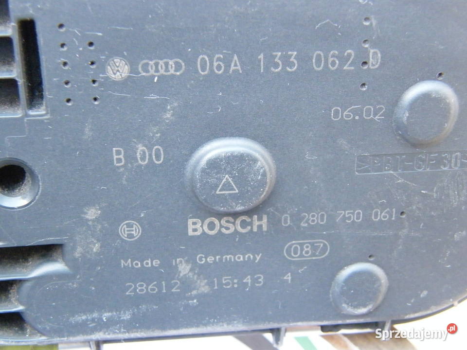 PRZEPUSTNICA POWIETRZA SKODA OCTAVIA I 20B BOSCH układ elektryczny silnika Wola Batorska