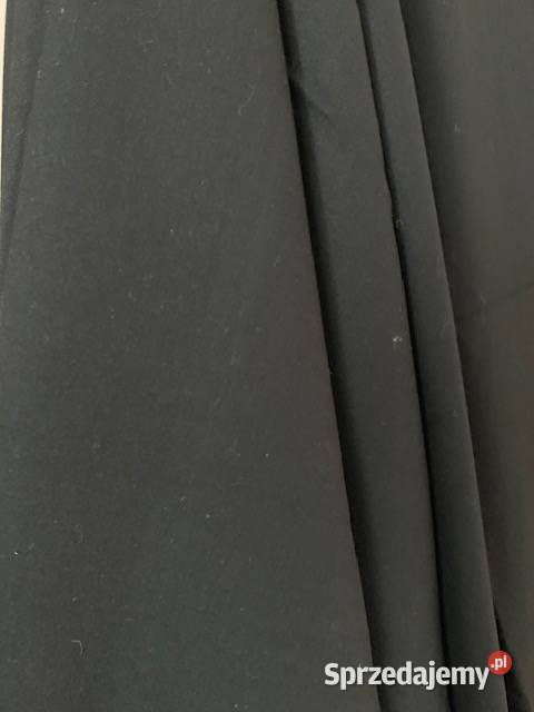 Materiał czarny PRL wełna szer140 dł 275 Częstochowa