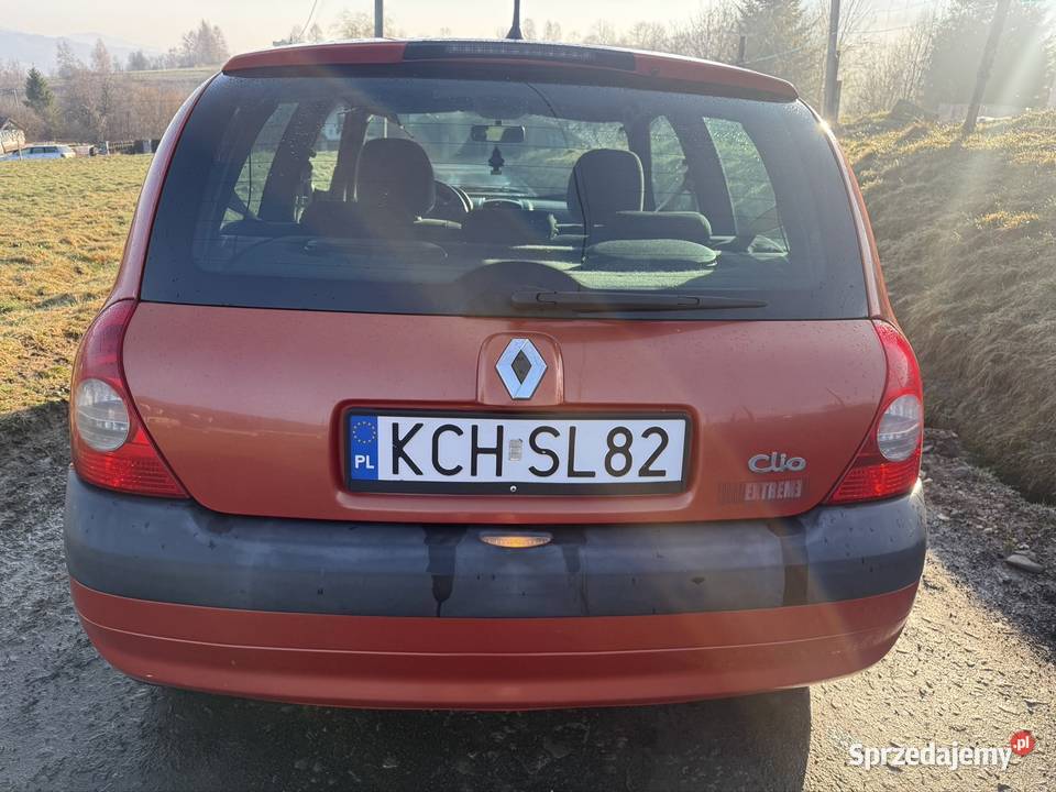 Renault Clio Extreme Zadbana Oszczędna ŁADNA Rok produkcji 2004 Sucha Beskidzka
